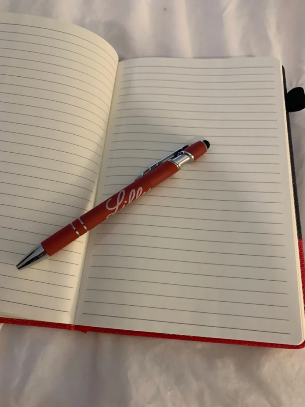 Canvas Lilly Notebook And Pen Duo